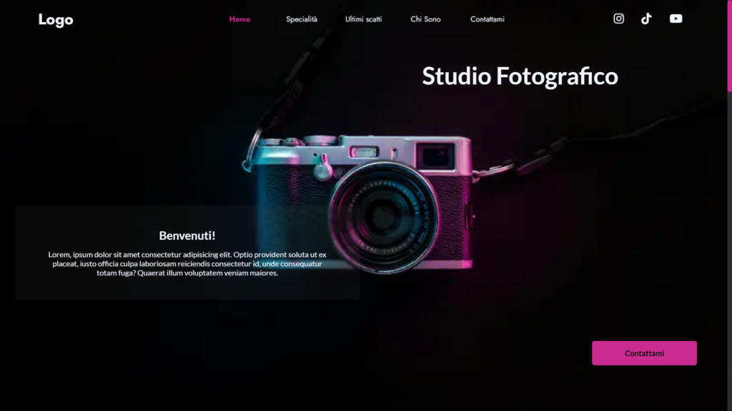 Immagine progetto studio fotografico